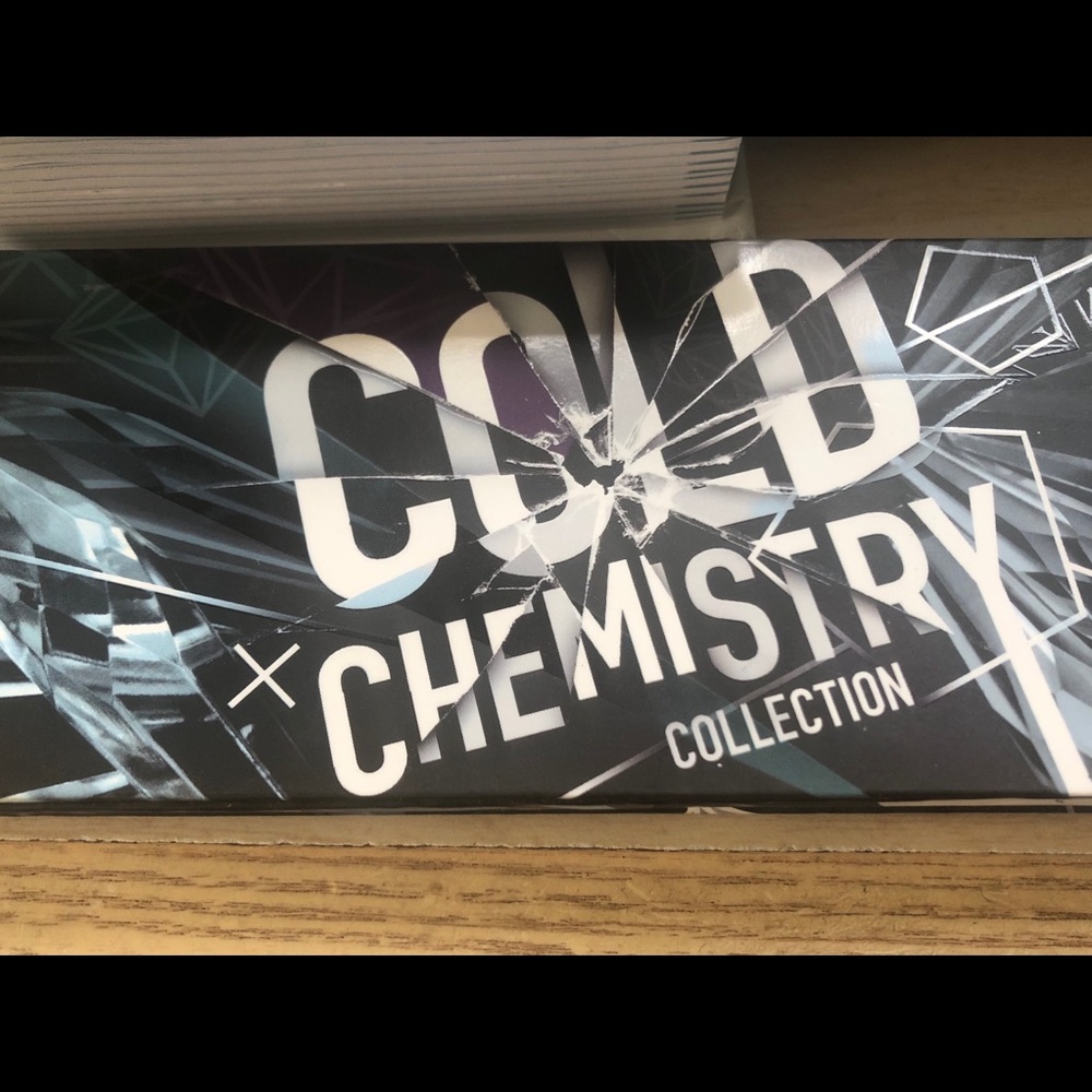 Sugar pill cold chemistry palette 🤍🖤💜